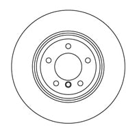 NF PARTS Тормозной диск 201568NF